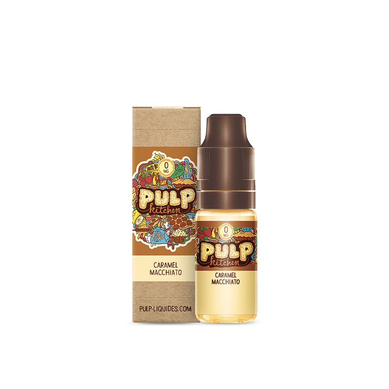E-liquide Caramel Macchiato 10 ml Pulp Kitchen café caramel chantilly
