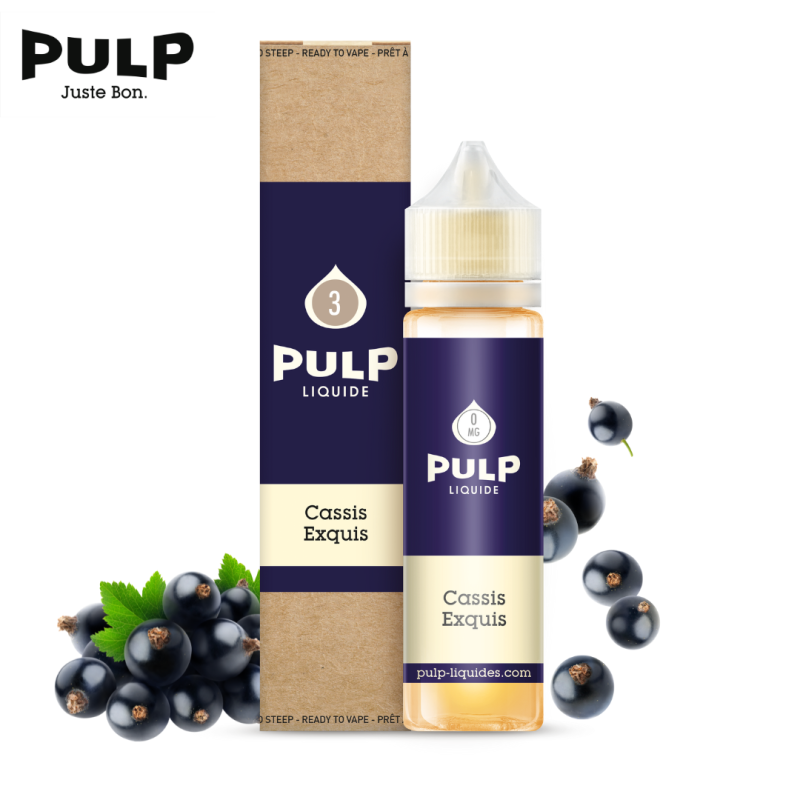 E-liquide Cassis Exquis 60 ml Pulp saveur cassis