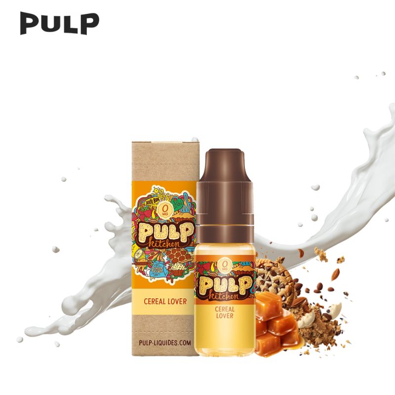 E-liquide Cereal Lover 10 ml Pulp Kitchen céréales caramel cookies lait