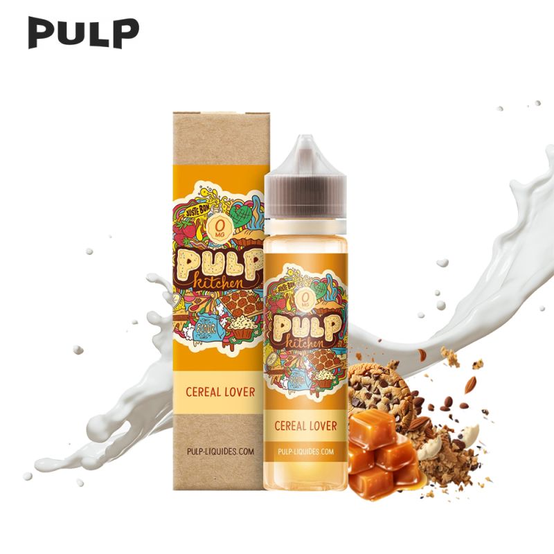 E-liquide Cereal Lover 50 ml Pulp Kitchen céréales lait caramel cookies