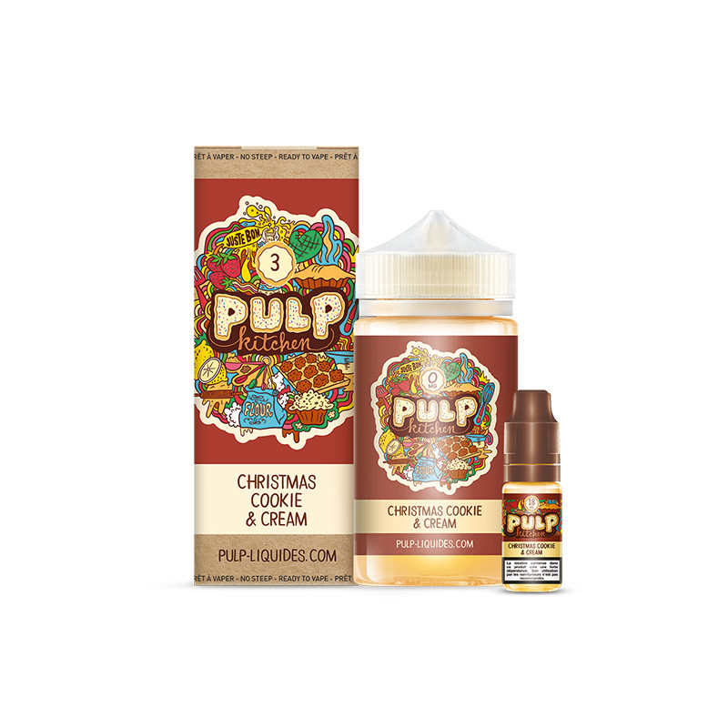 E-liquide Christmas Cookie & Cream 200 ml Pulp Kitchen biscuit vanille cannelle