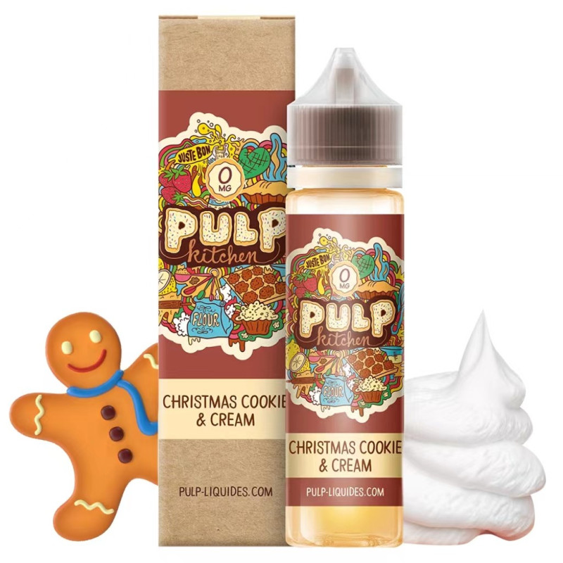 E-liquide Christmas Cookie & Cream 60 ml Pulp Kitchen biscuit vanille cannelle