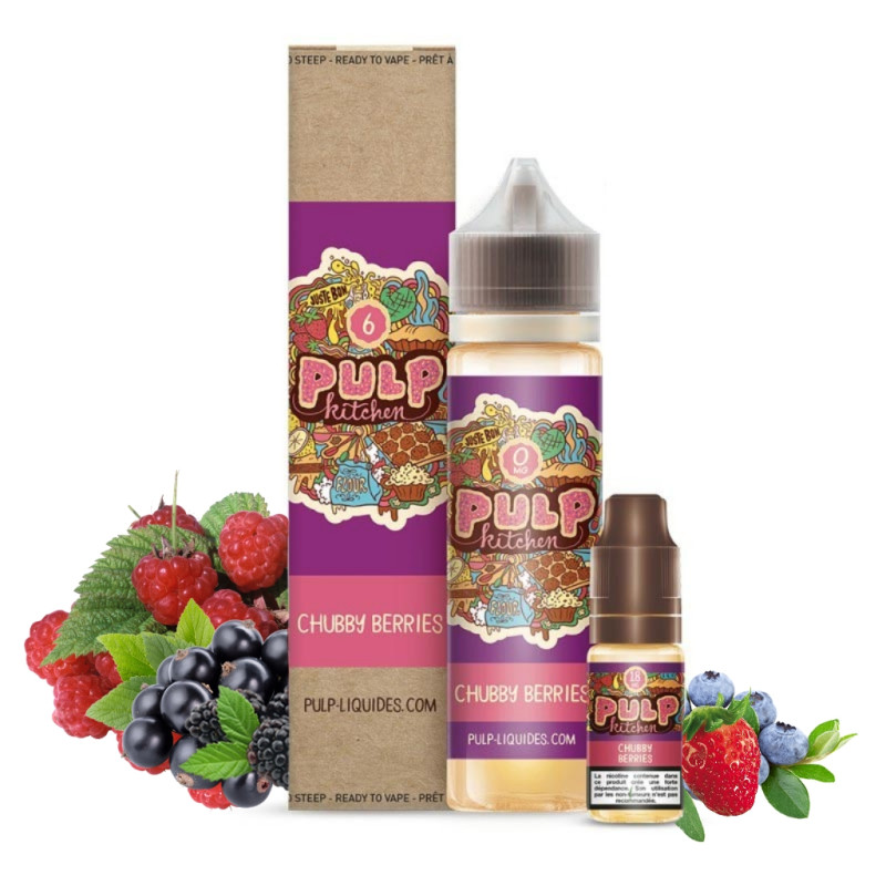 E-liquide Chubby Berries 60 ml Pulp Kitchen fruits des bois