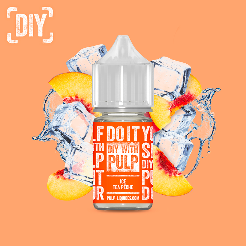 Concentré Ice Tea Pêche 30 ml Pulp DIY thé noir pêche frais
