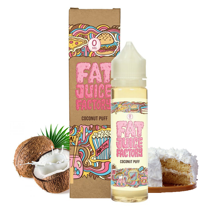 Flacon du eliquide Coconut Puff ZHC 50ml de Pulp, fabricant français de eliquide pour le vapotage.