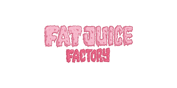 Logo de la marque française de eliquide pour le vapotage : Fat Juice Factory par Pulp, fabriquant français de eliquide.