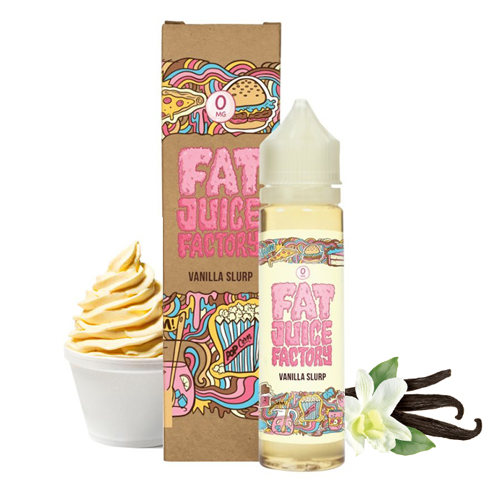 Flacon du eliquide Vanilla Slurp ZHC 50ml de Pulp, fabricant français de eliquide pour le vapotage.