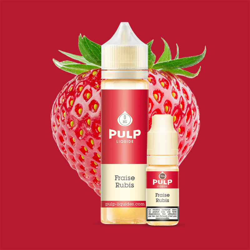 E-liquide Fraise Rubis 60 ml Pulp Original saveur fraise