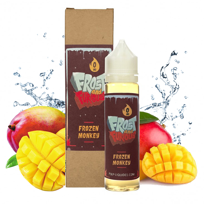 Flacon du eliquide Frozen Monkey 50 ml de Pulp, fabricant français de eliquide pour le vapotage.