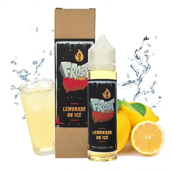 Flacon du eliquide Lemonade on Ice 50 ml de Pulp, fabricant français de eliquide pour le vapotage.