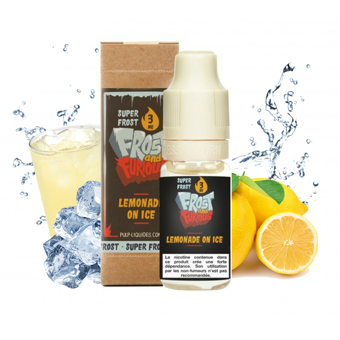 Flacon du eliquide Lemonade on Ice Super Frost de Pulp, fabricant français de eliquide pour le vapotage.