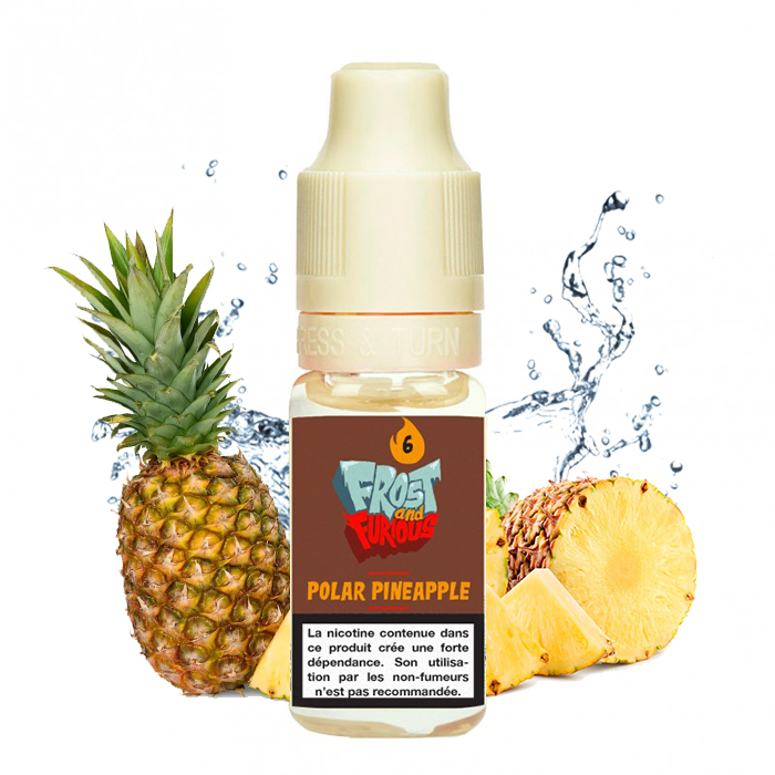 Flacon du eliquide Polar Pineapple de Pulp, fabricant français de eliquide pour le vapotage.