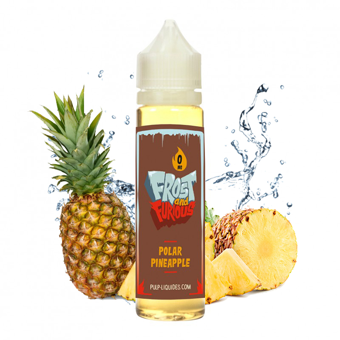 Flacon du eliquide Polar Pineapple 50 ml de Pulp, fabricant français de eliquide pour le vapotage.