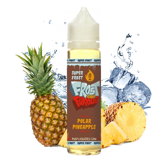 Flacon du eliquide Polar Pineapple Super Frost 50 ml de Pulp, fabricant français de eliquide pour le vapotage.