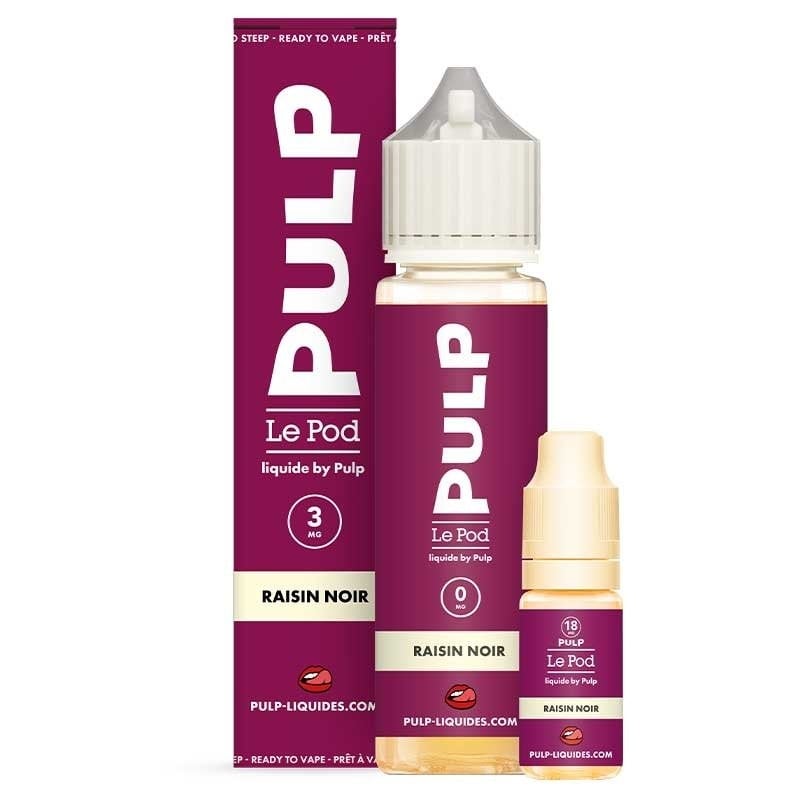 E-liquide Raisin Noir 60ml Pulp fruité raisin concorde vape