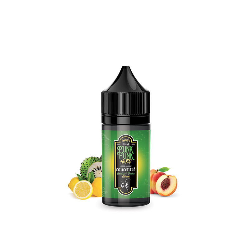 Concentré Corossol Pêche Citron 30 ml - Punk Funk Hero