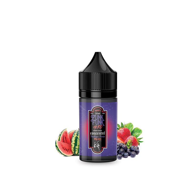 Concentré Pastèque Fraise Myrtille 30 ml - Punk Funk Hero