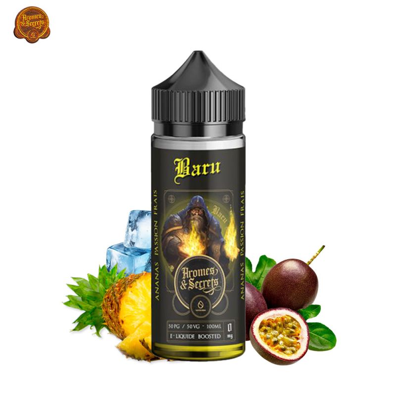 E-liquide Baru 100ml Arômes et Secrets Savourea ananas fruit de la passion frais