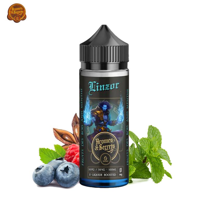 E-liquide Linzor 100ml Arômes et Secrets Savourea fruits des bois anis menthe