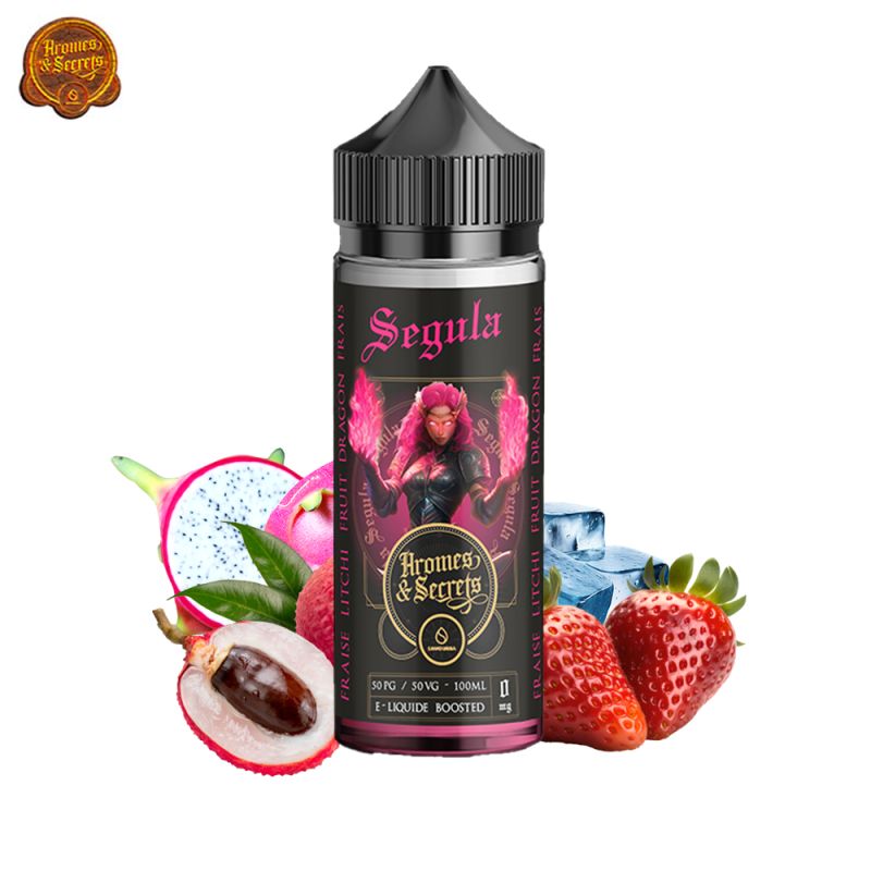 E-liquide Segula 100ml Arômes et Secrets Savourea fraise litchi fruit du dragon frais