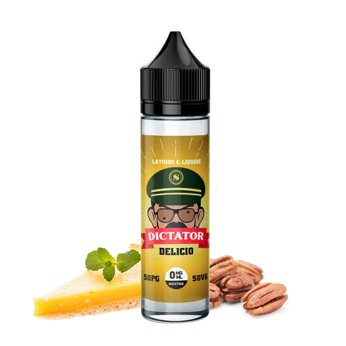 Photo du Delicio 50ml : eliquide pour le vapotage de la marque française Dictator et fabriqué par la société Savourea.