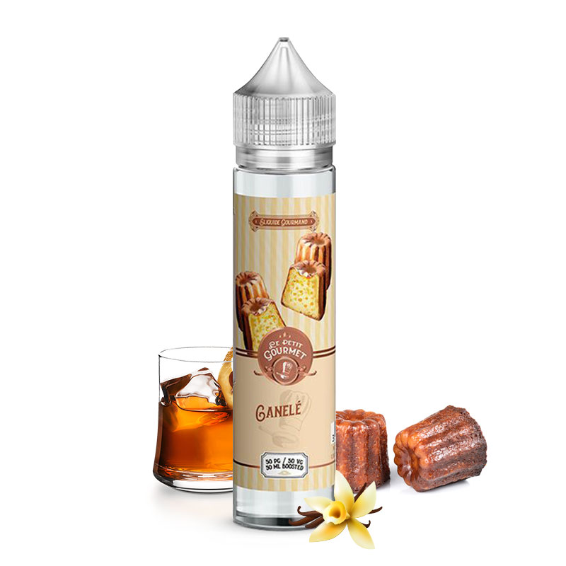 Photo du eliquide Canelé 50ml de la marque française : Le Petit Gourmet.