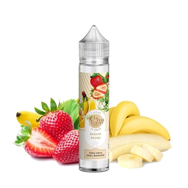 Banane Fraise 50ml - Le Petit Verger