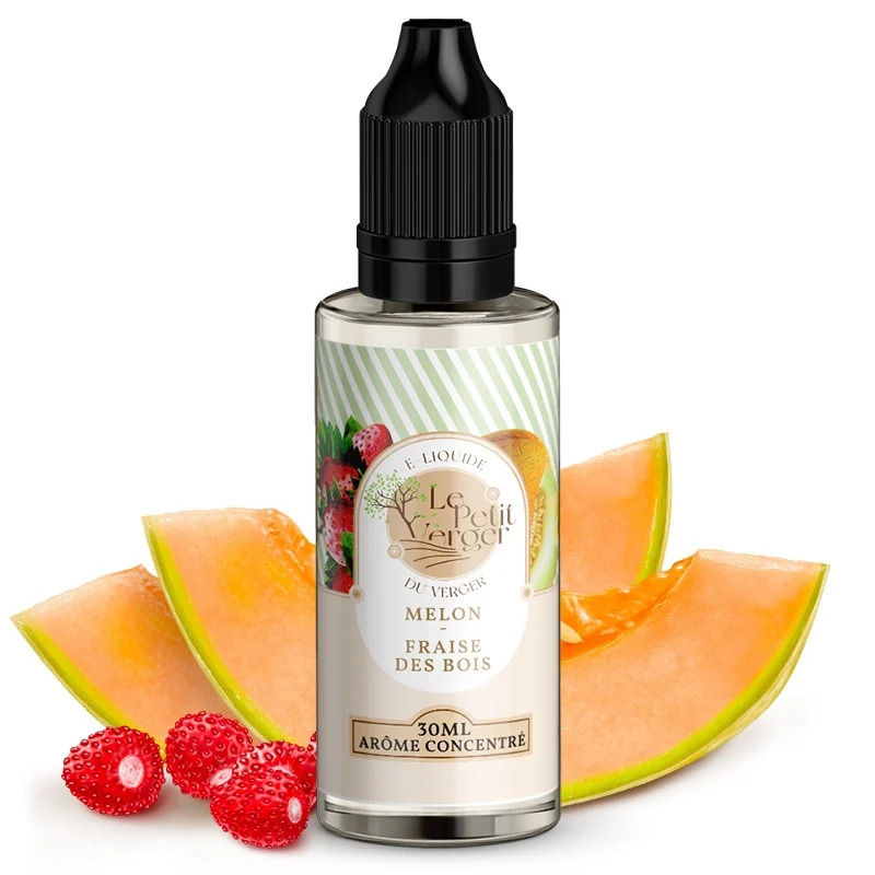 Concentré Melon Fraise des Bois 30 ml Le Petit Verger