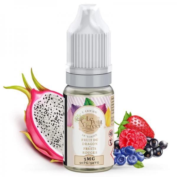 Photo du eliquide Fruit du Dragon Fruits Rouges 10ml sel de nicotine de la marque française : Le Petit Verger.