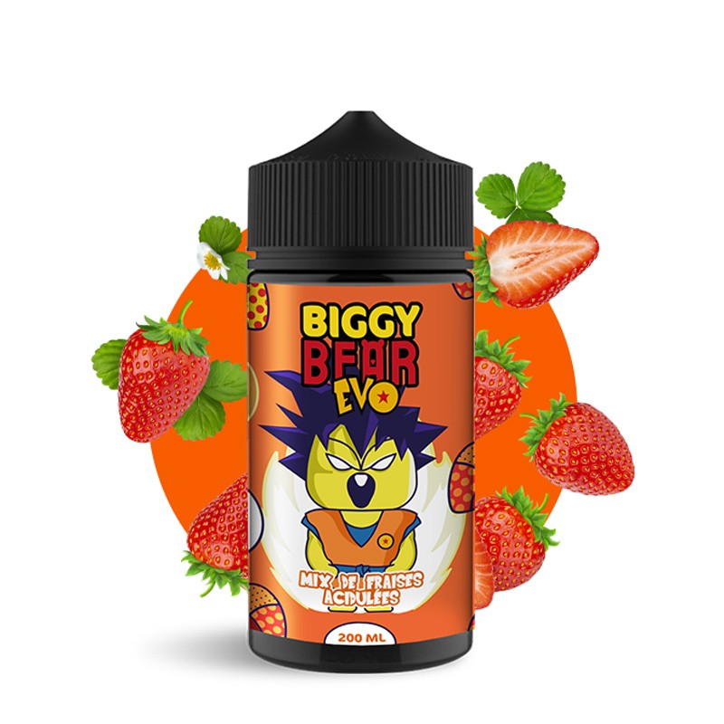 E-liquide Mix de Fraises Acidulées 200ml - Biggy Bear