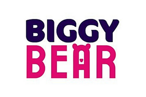 Logo de la marque Biggy Bear, gamme de e-liquides français gourmands / fruités.
