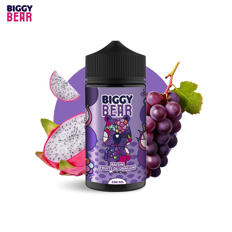 E-liquide Raisin Fruit du Dragon 200ml - Biggy Bear