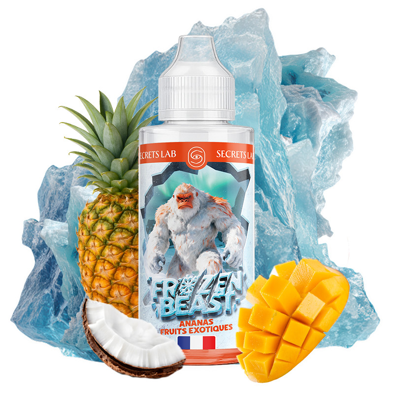 E-liquide Ananas Fruits Exotiques 100ml Frozen Beast Secret's Lab