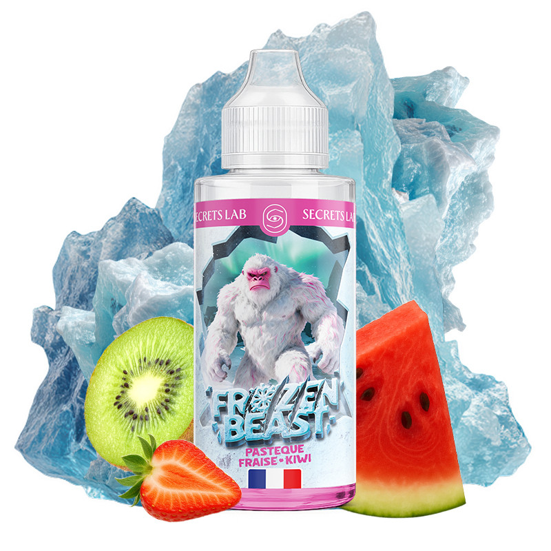 E-liquide Pastèque Fraise Kiwi 100ml Frozen Beast Secret's Lab