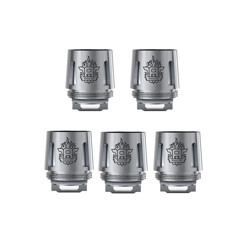 Résistances TFV8 X-Baby M2 0,25 Ω & X4 0,13 Ω (3pcs) - Smoktech
