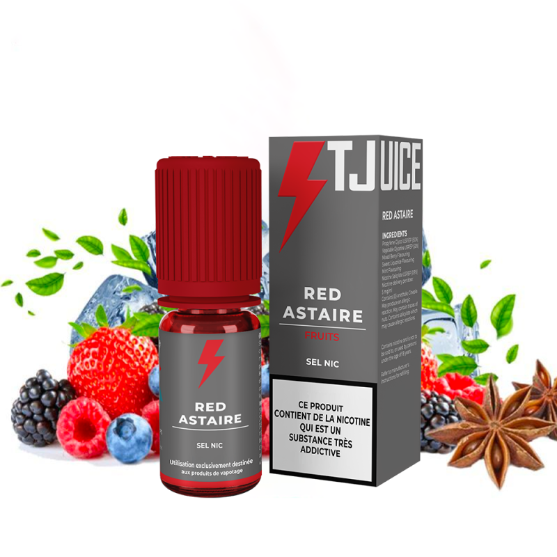E-liquide Red Astaire 10 ml Sels de Nicotine T-Juice