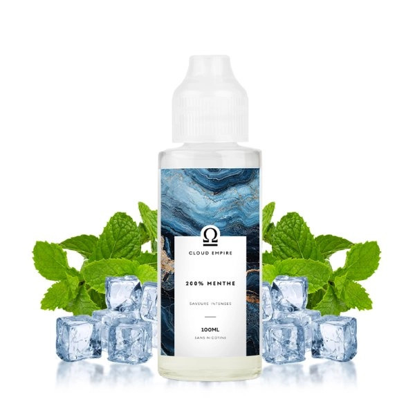 E-liquide 200% Menthe 100ml - Cloud Empire by FUU