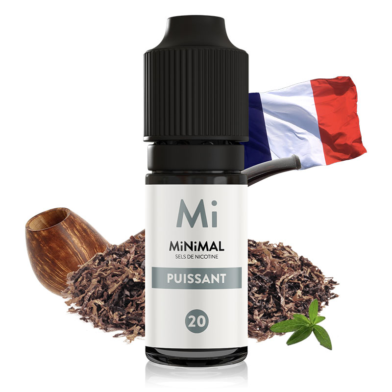Photo du e-liquide français au sel de nicotine Le Puissant de la gamme Minimal produit par The Fuu.