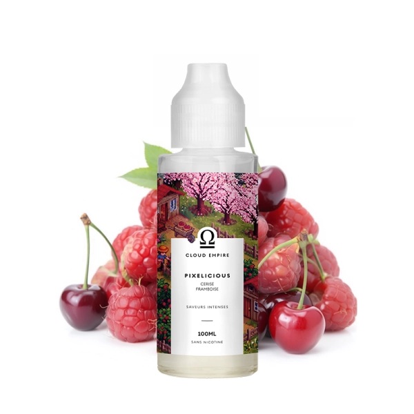 E-liquide Pixelicious 100 ml Cloud Empire by FUU cerise framboise
