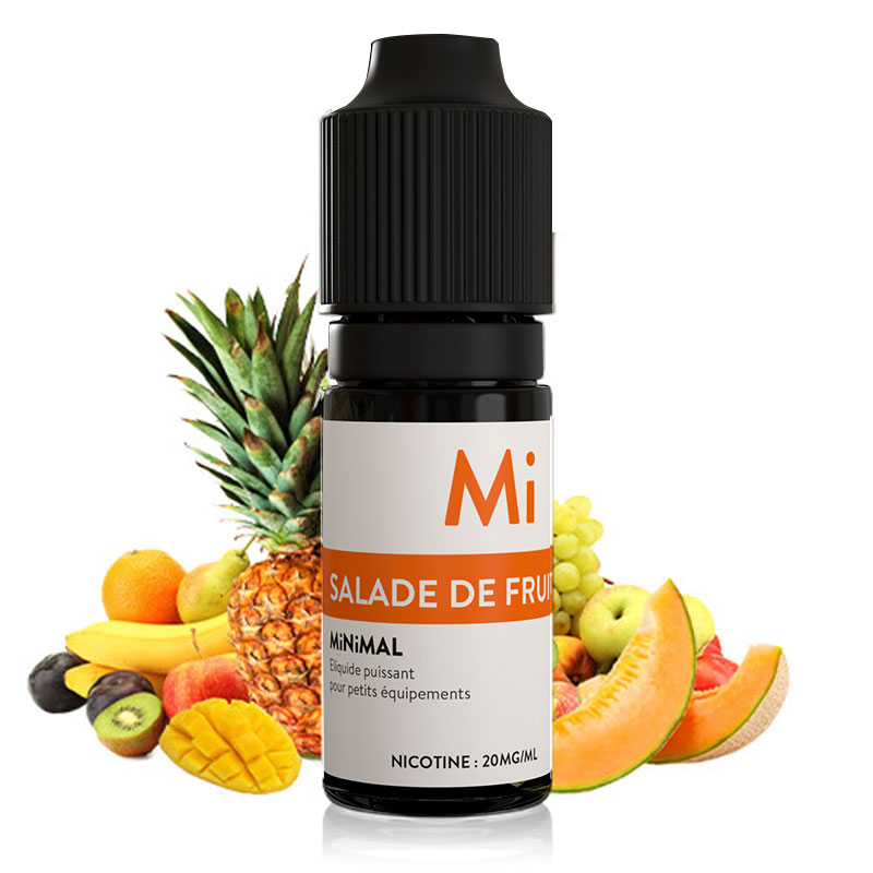 Photo du e-liquide français au sel de nicotine Salade de Fruits de la gamme Minimal produit par The Fuu.