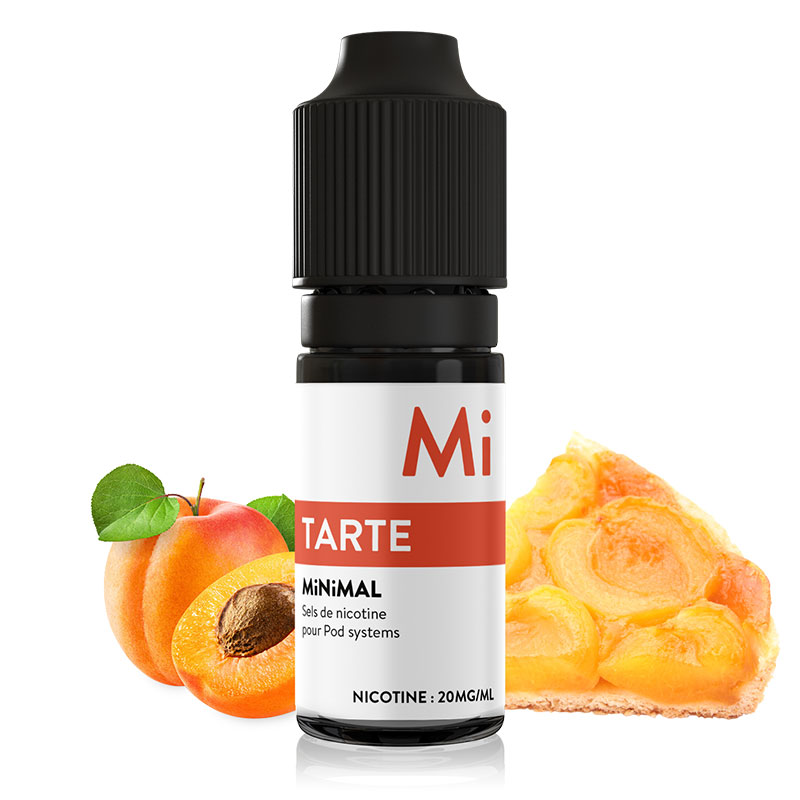 Photo du e-liquide français au sel de nicotine Tarte de la gamme Minimal produit par The Fuu.