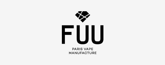 Logo de la marque et du fabricant de e-liquides français : The Fuu.