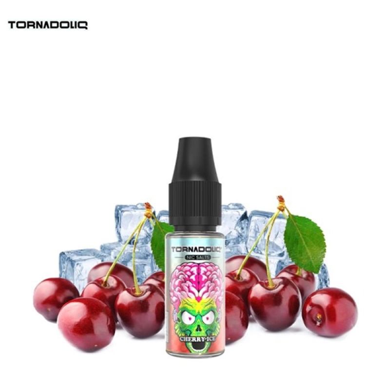 E-liquide Cherry Ice 10ml Sel de Nicotine - Tornadoliq
