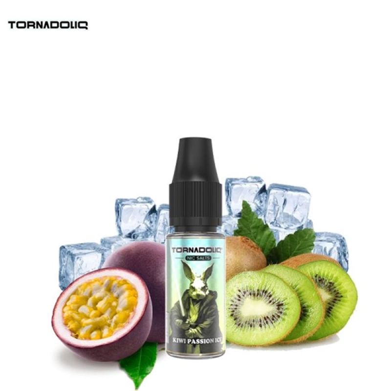 E-liquide Kiwi Passion Ice 10ml Sel de Nicotine - Tornadoliq