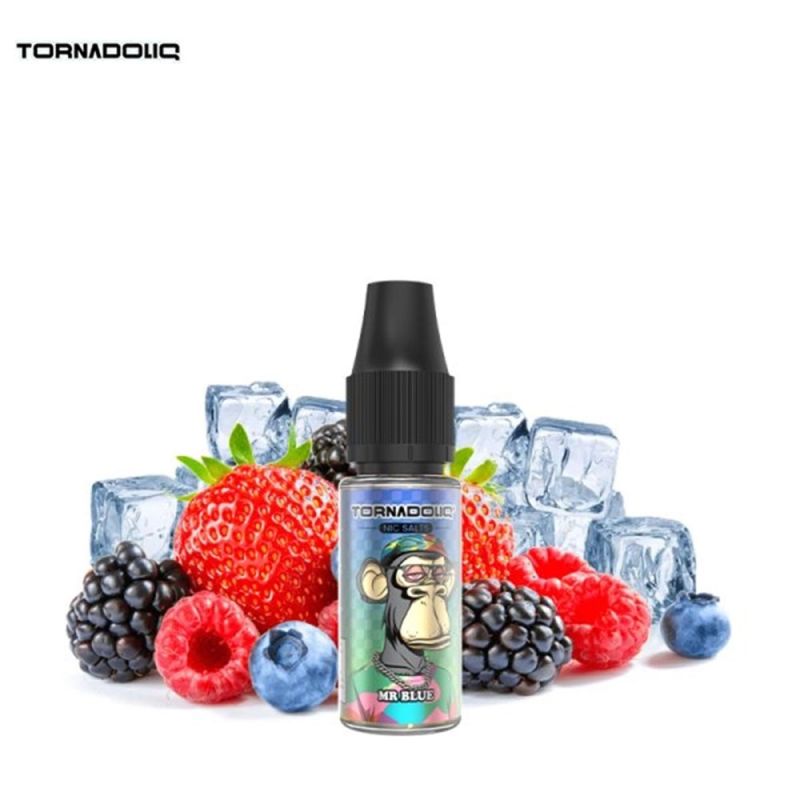 E-liquide Mr Blue 10ml Sel de Nicotine - Tornadoliq