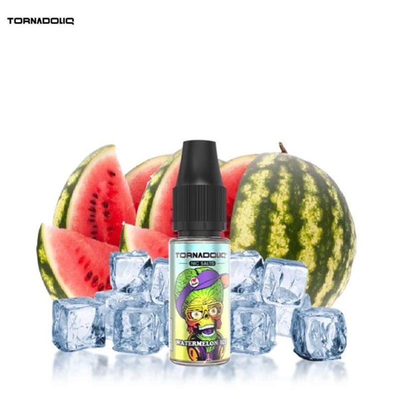E-liquide Watermelon Ice 10ml Sel de Nicotine - Tornadoliq