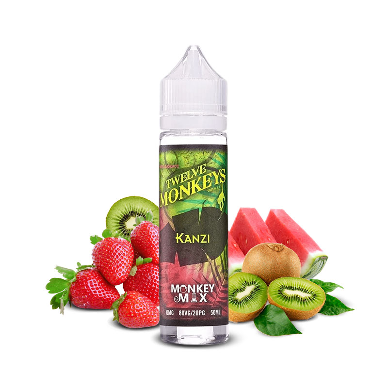 Photo du eliquide Kanzi 50ml de la marque canadienne : Twelve Monkeys.