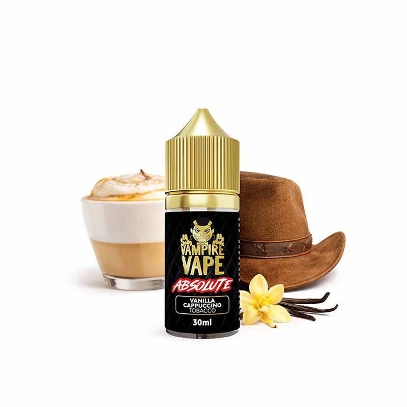 Concentré Vanilla Cappuccino Tobacco 30ml Vampire Vape Absolute arôme DIY vanille cappuccino classic blond