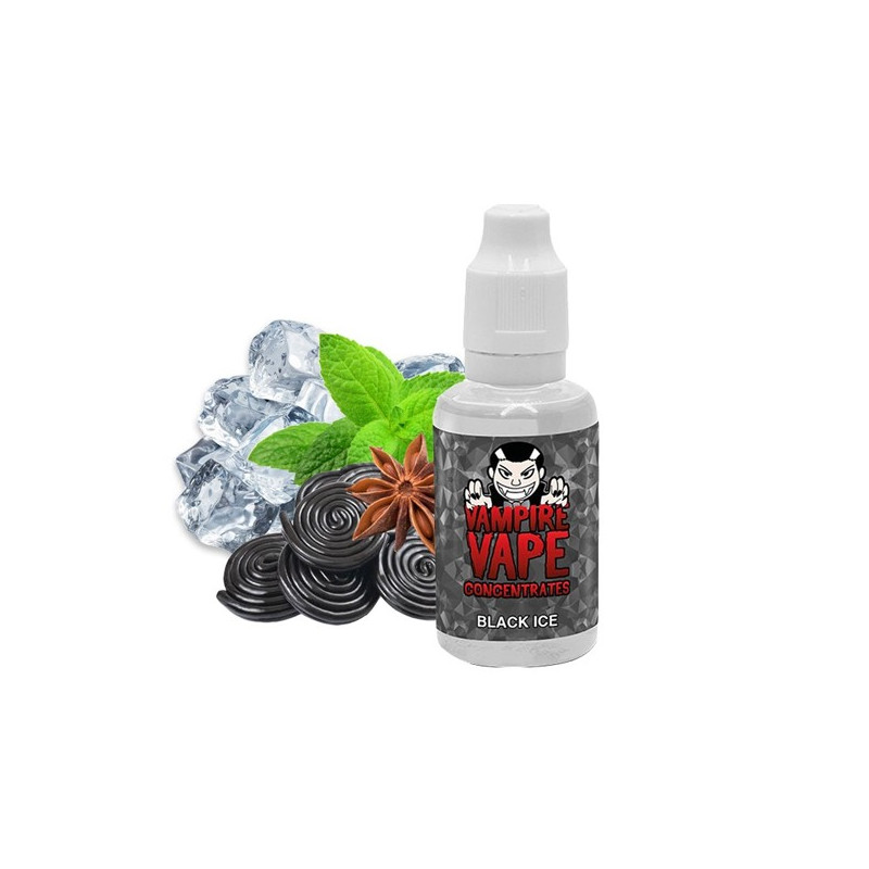 Arôme Black Ice 30ml Vampire Vape menthe polaire anis concentré DIY ultra frais