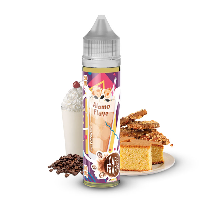 Photo du eliquide Alamo Flave 50ml de la gamme française Café Frappé par Vape Institut.